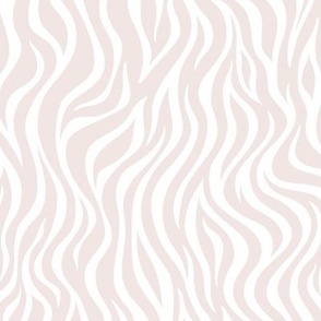 Zebra Stripe Pattern - Eggshell White and White