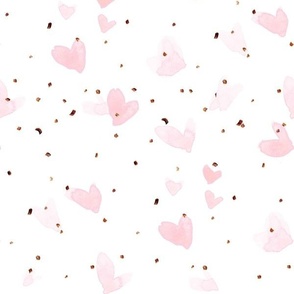 Pastel Hearts and dots