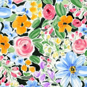 Vibrance Watercolor Floral