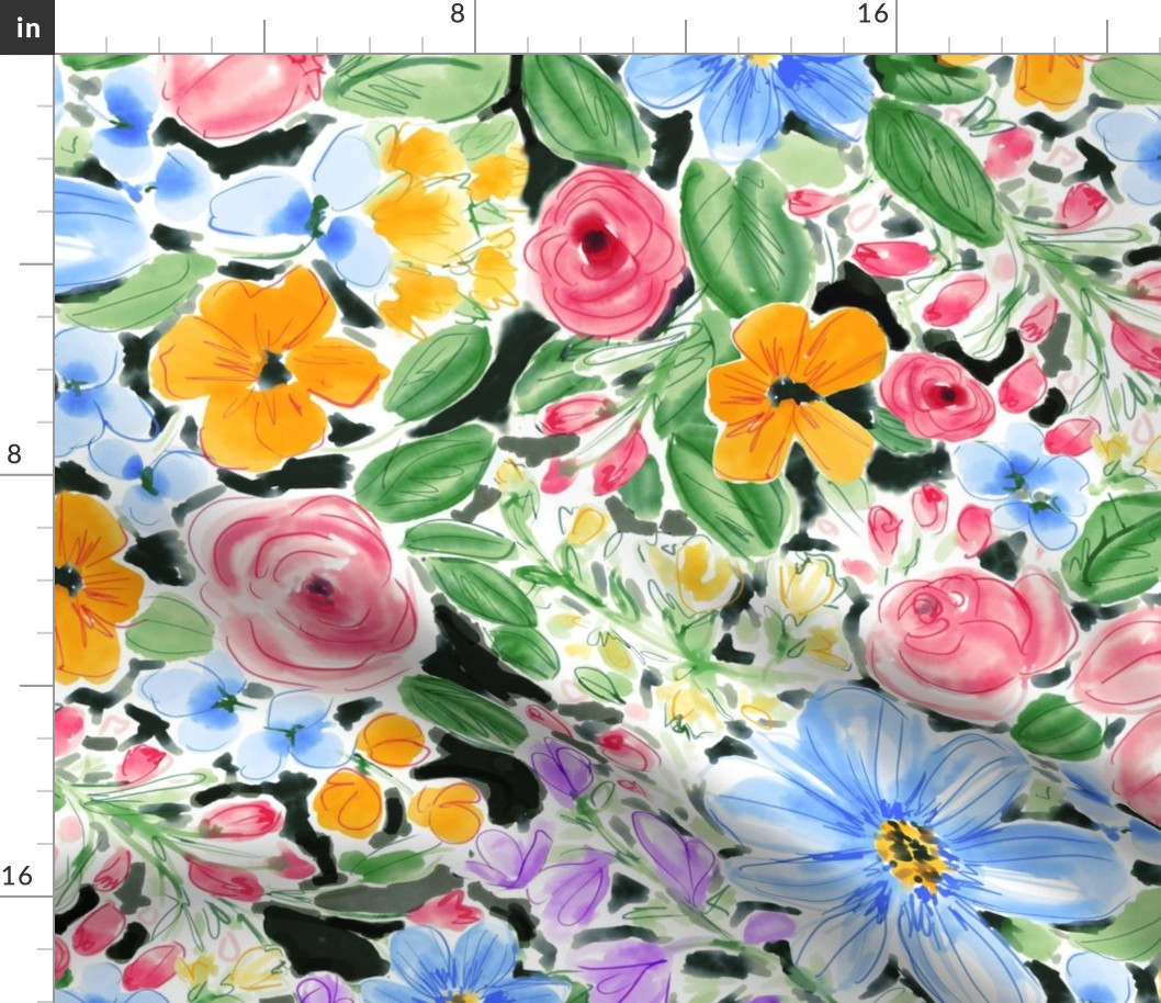 Vibrance Watercolor Floral