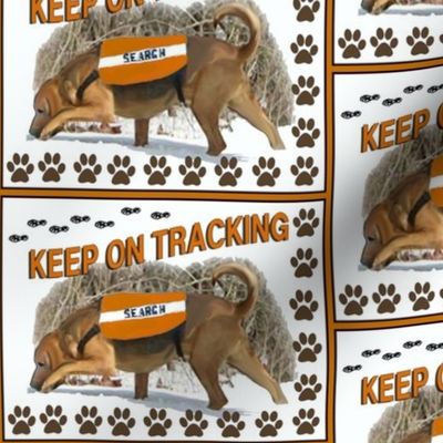 tracking bloodhound fabric