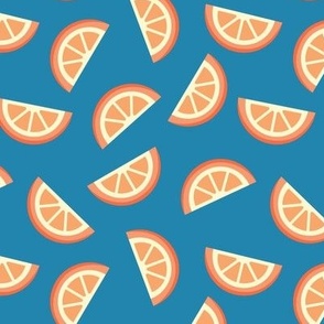 Orange Slices - Blue