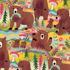 brown bears are back // large scale