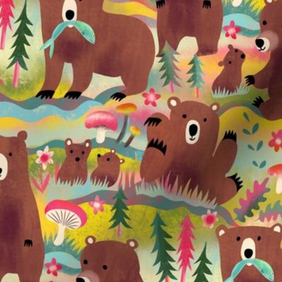 brown bears are back // small scale