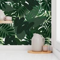 exotic garden // white background // small scall