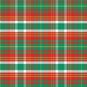 Christmas Red Green Tartan Plaid