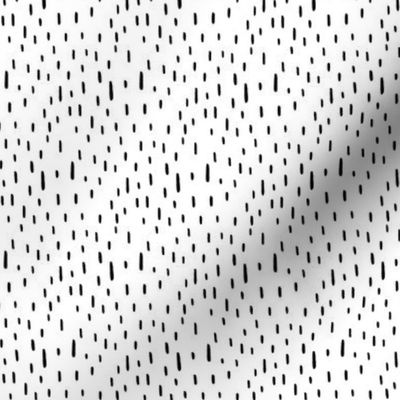 Hand-drawn Black Dots - Graphic Monochrome Small Scale