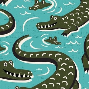 Crocodile Green Art Wallpapers  Crocodile Wallpapers for iPhone