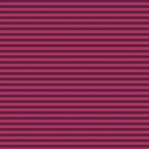 Small Horizontal Bengal Stripe Pattern - Gypsy Pink and Dark Boysenberry