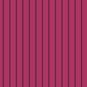 Vertical Pin Stripe Pattern - Gypsy Pink and Dark Boysenberry