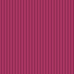 Small Vertical Pin Stripe Pattern - Gypsy Pink and Dark Boysenberry