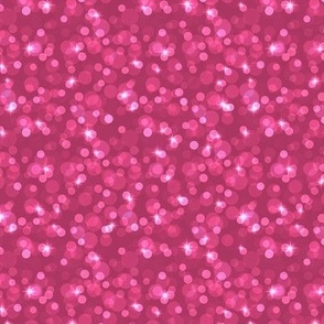 Small Sparkly Bokeh Pattern - Gypsy Pink Color
