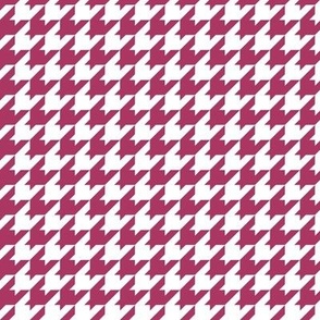 Houndstooth Pattern - Gypsy Pink and White