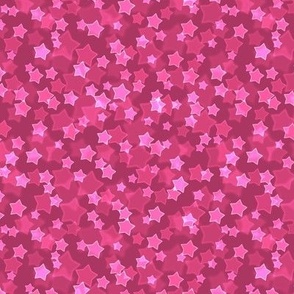 Small Starry Bokeh Pattern - Gypsy Pink Color
