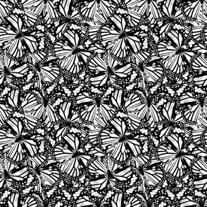 Monarch Butterfly Pattern | Black and White | Butterflies | Nature | Insects | Wings