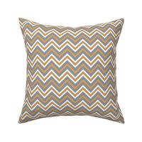 Chevron Pattern | Zig Zags | Stripes | Lines | Herringbone | Orange, Grey, Black and White |