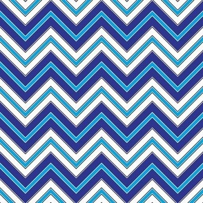 Chevron Pattern | Zig Zags | Blue, Black and White | Stripe Patterns | Striped Patterns |