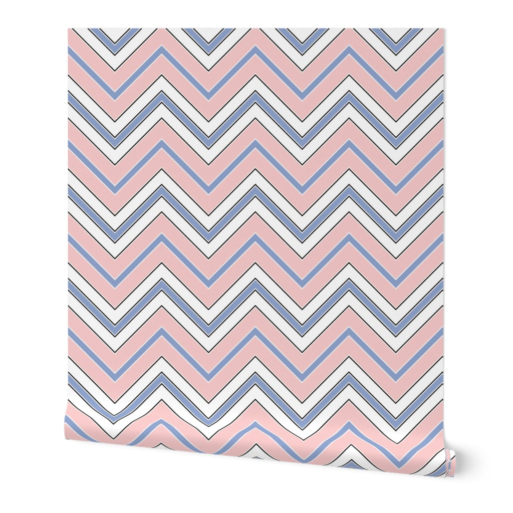 Chevron Pattern | Zig Zags | Rose Quartz and Serenity | Stripe Patterns | Striped Patterns | Color Trends 