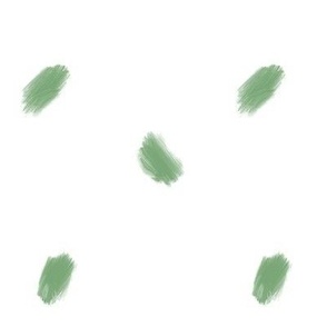 Green Paint Strokes