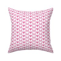 Pink and White Heart Pattern | Pink Hearts | Love Hearts | Romance | Valentines |