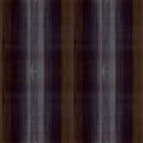 (M) Wide Brush Stroke Stripes of Grey Brown  