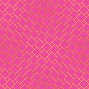 Small Hot Pink Square Blender