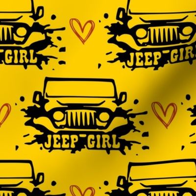 Jeep Girl Yellow