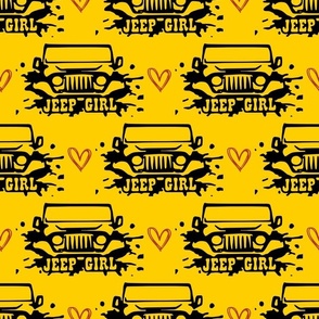 Jeep Girl Yellow