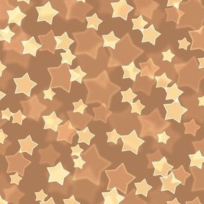 Starry Bokeh Pattern - Almond Color