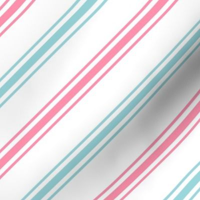 candy cane stripes pink blue LG - christmas wish collection