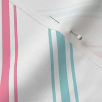 candy cane stripes pink blue LG - christmas wish collection