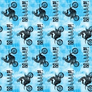 motocross rider   -  bright blue - braaap! dirt bikes (90) - C21