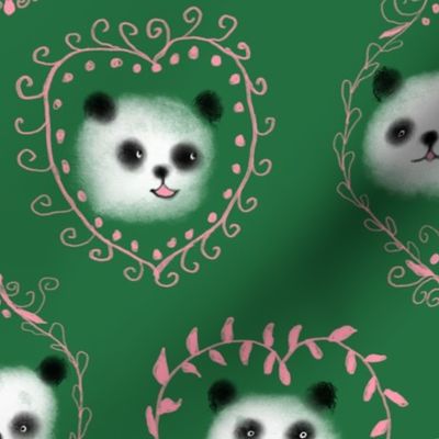 pandas family photos by rysunki_malunki