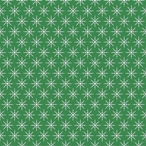 snowflakes green SM - christmas wish collection