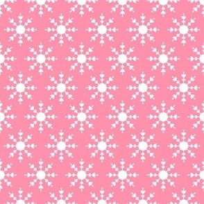 snowflakes pink MED - christmas wish collection