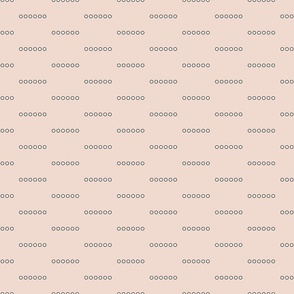 Pearls on blush background