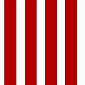 Popcorn Box Stripes | Red #B10000