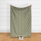 Cowgirl's Western Toile- Olive