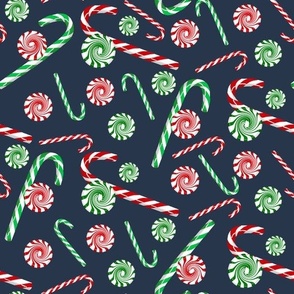 Peppermint Dream on navy