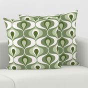 Ogee large retro ovals Sage Green