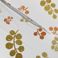 Gold&Copper Berries with Mottled Effect | Large Scale 