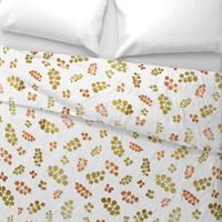 Gold&Copper Berries with Mottled Effect | Large Scale 