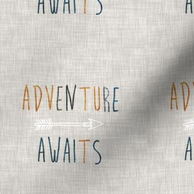 Adventure Awaits 6" square