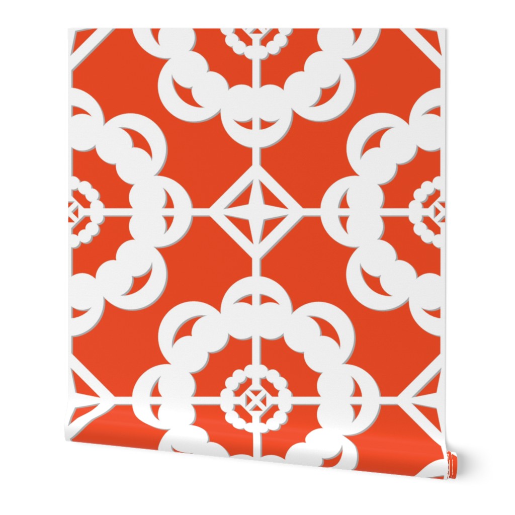 Palm Springs - Focal Wall - Dark Orange