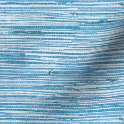 Ocean blue grasscloth