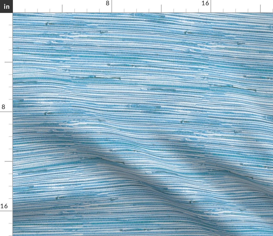 Ocean blue grasscloth