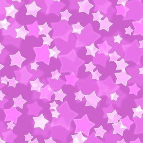 Starry Bokeh Pattern - Fuchsia Color