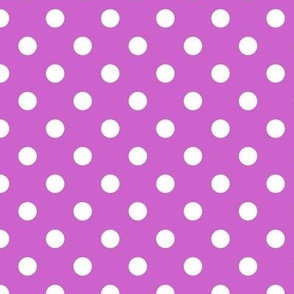 Polka Dot Pattern - Fuchsia and White