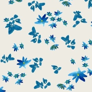 Butterfly Blooms Blue {medium}