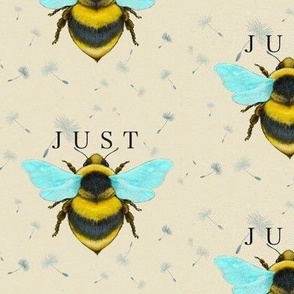 Just Bee on a neutral background